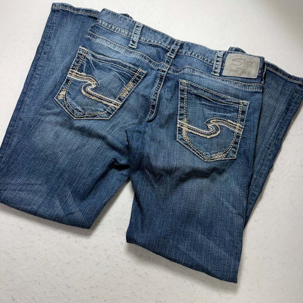 Silver Jeans Co. Zac Relaxed Fit Bootcut Jeans Size 33x34 Blue Denim